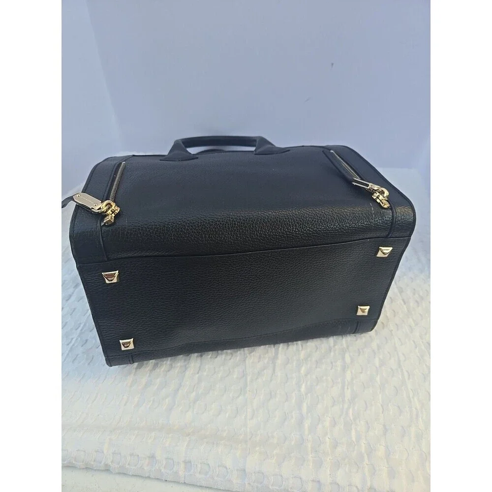 Henri Bendel Rivington  Tote Bag Black Leather